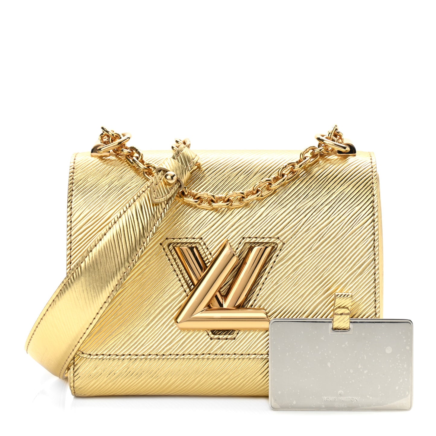 Epi Twist Shoulder Bag PM Gold