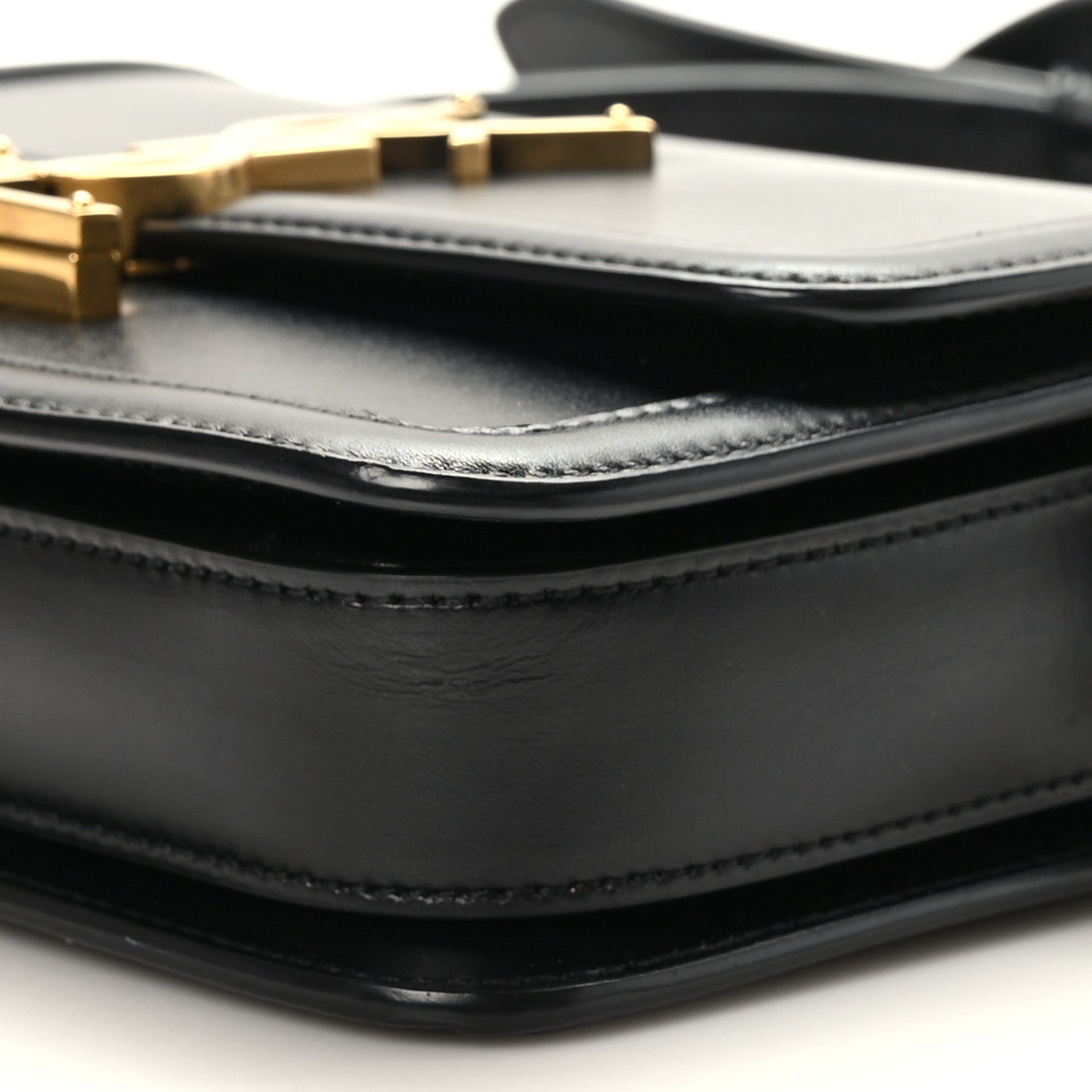 Saint Laurent Smooth Calfskin Small Solferino Satchel Black 8 of 8