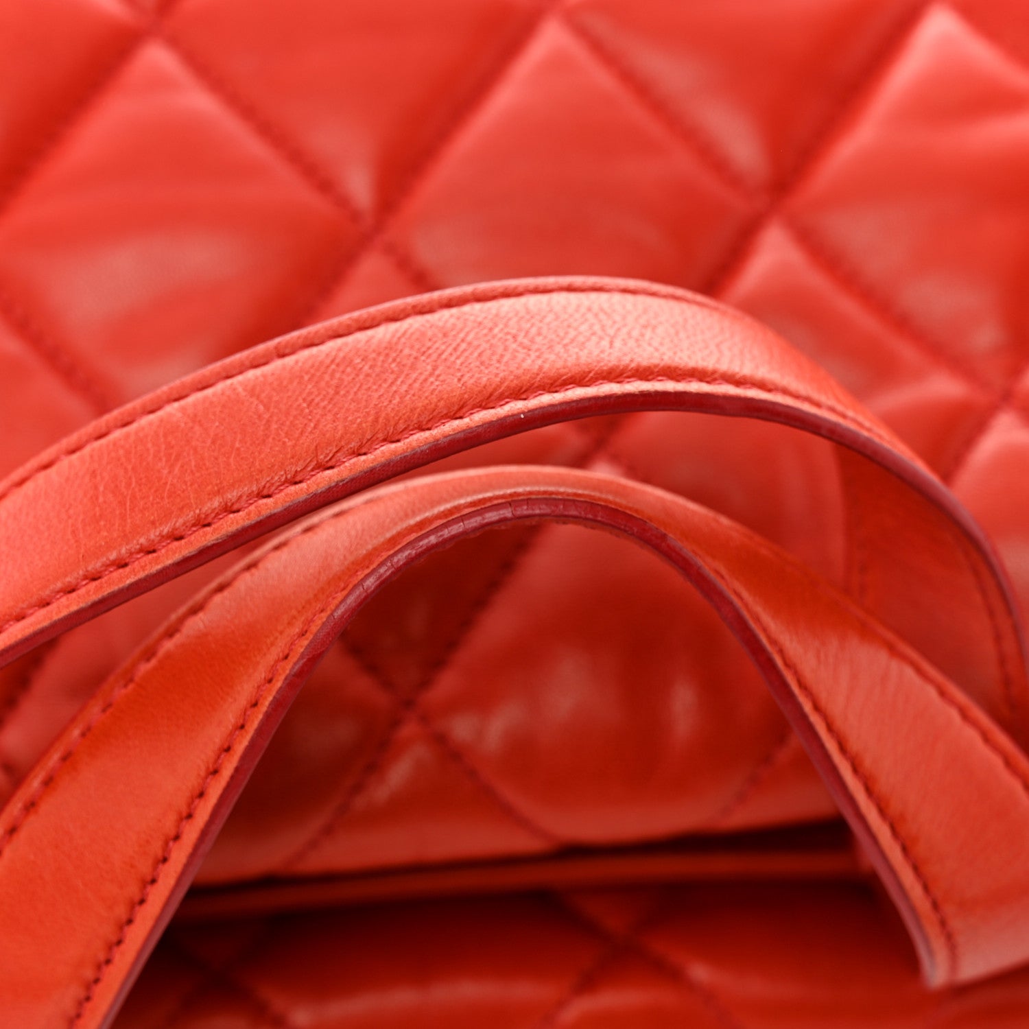 Chanel Lambskin Quilted Chanel 3 Maxi Flap Bag Red 13 of 18
