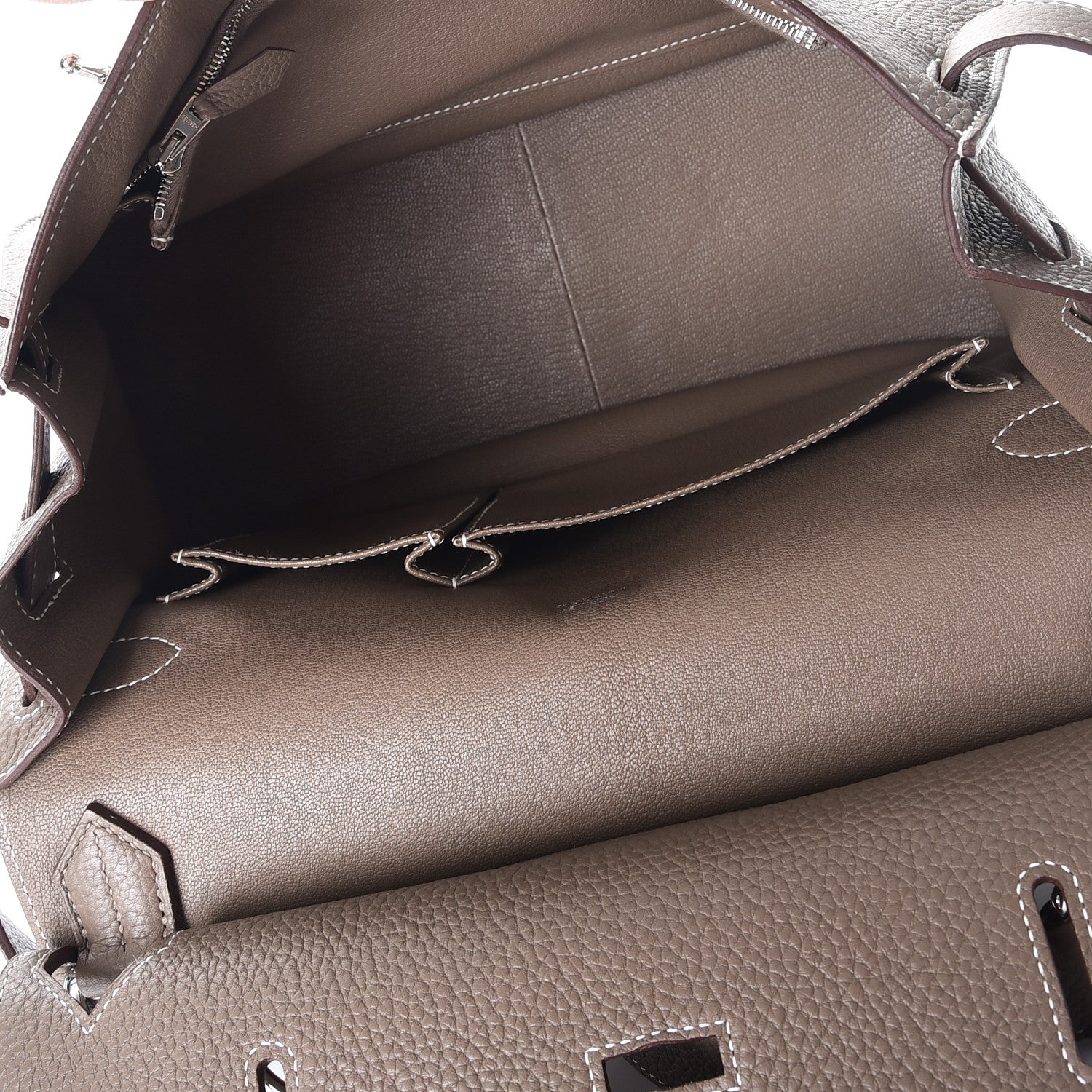Hermes Taurillon Clemence Jypsiere 31 Etoupe 5 of 8