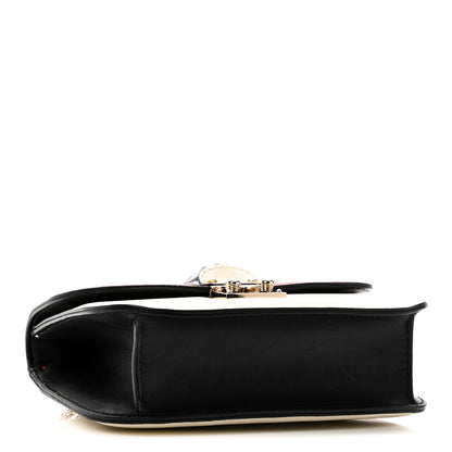 Valentino Garavani Vitello Small Glam Lock Rockstud Flap Red Ivory Black 4 of 9
