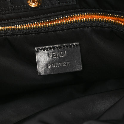 Fendi X PORTER Nylon Regular Belt Baguette Black 6 of 11