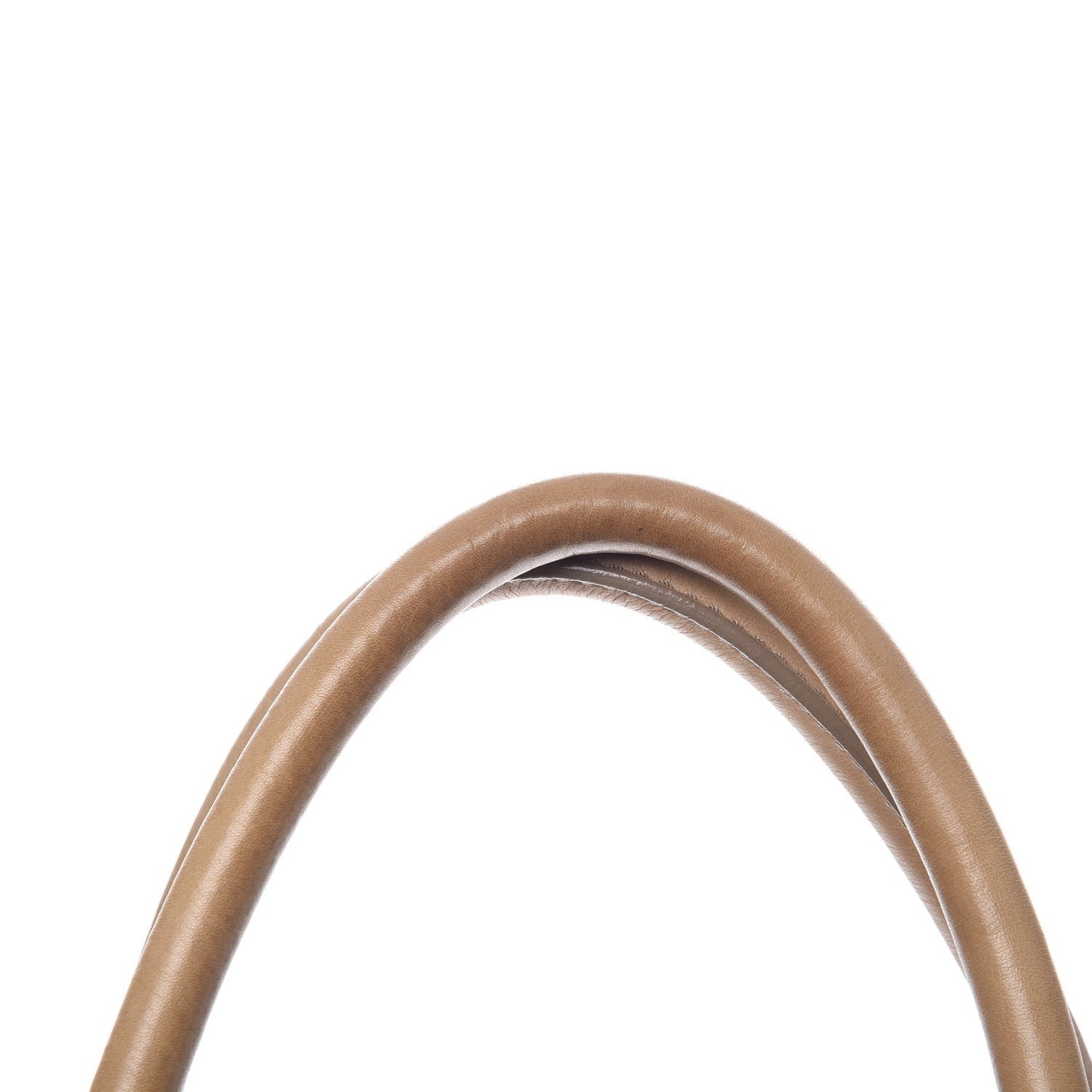 Drummed Calfskin Medium Luggage Camel