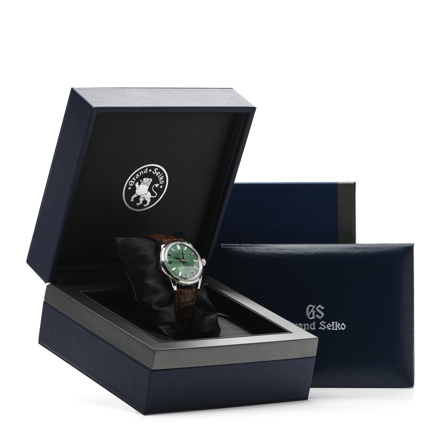 Stainless Steel Crocodile 37mm Elegance Manual Winding Watch Green SBGW277