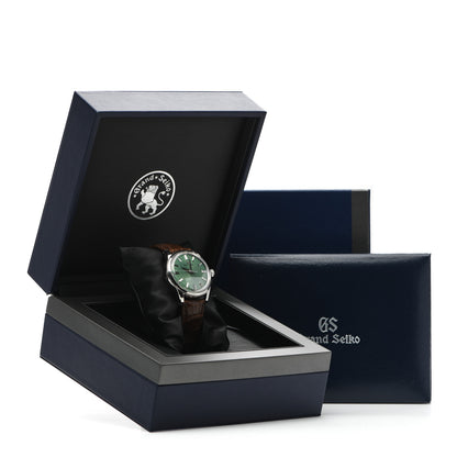 Grand Seiko Stainless Steel Crocodile 37mm Elegance Manual Winding Watch Green SBGW277 5 of 5