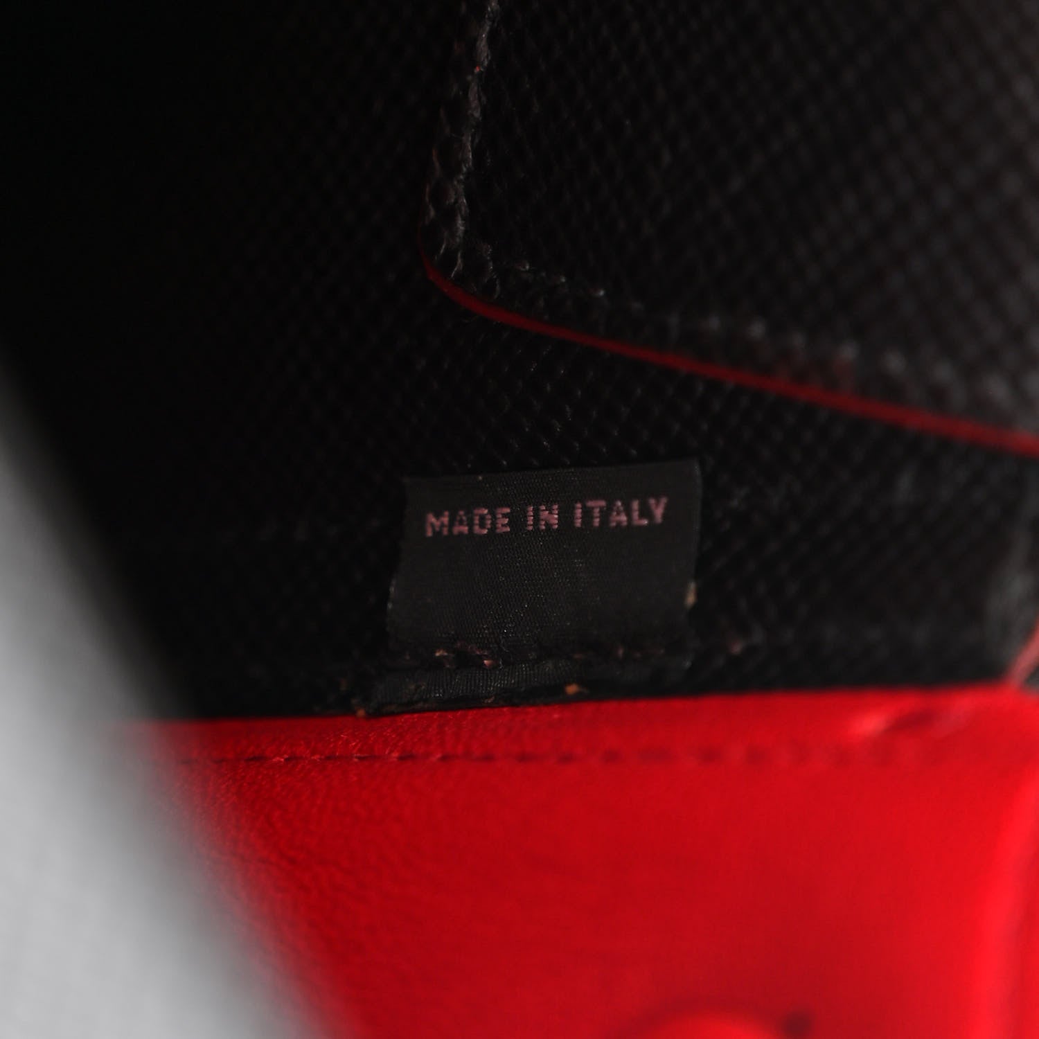 Prada Saffiano Cuir Large Double Bag Black Fuoco 7 of 10