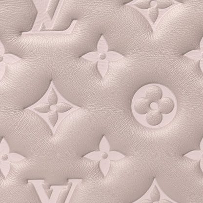 Louis Vuitton Lambskin Embossed Monogram Coussin MM Grey 27 of 27