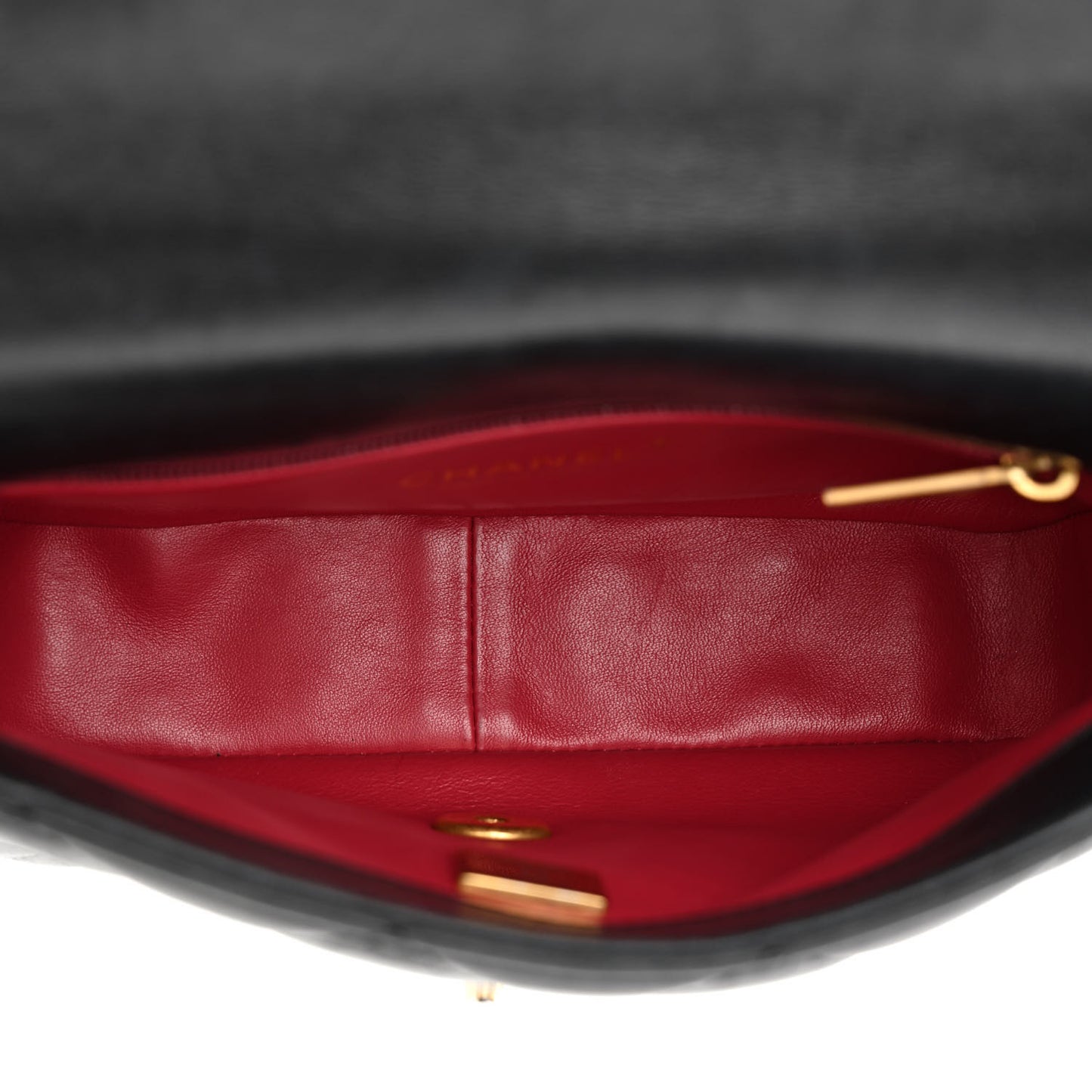 Lambskin Enamel Quilted Pending CC Square Flap Black