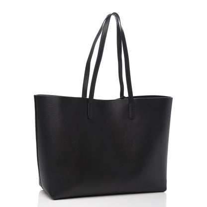Saint Laurent Calfskin Large Shopping Tote Black 4 of 8