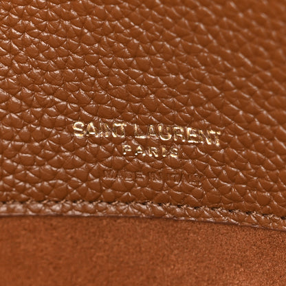 Saint Laurent Grained Calfskin Large Souple Sac De Jour Cinnamon 6 of 11
