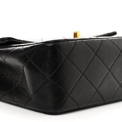 Chanel Lambskin Quilted Mini Square Flap Black 9 of 12