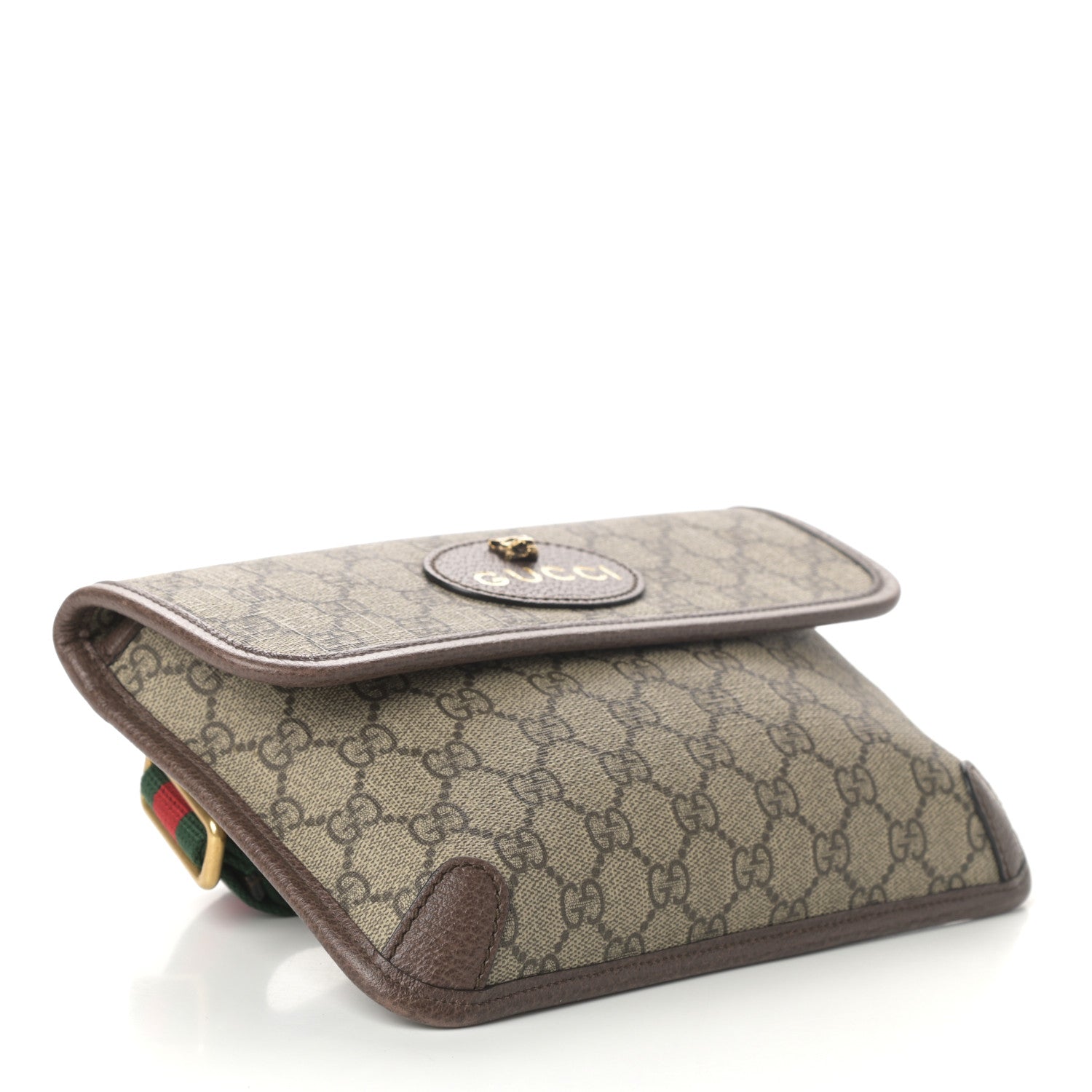 Gucci GG Supreme Monogram Neo Vintage Web Belt Bag Brown 4 of 9