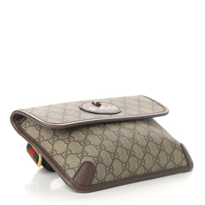 Gucci GG Supreme Monogram Neo Vintage Web Belt Bag Brown 4 of 9