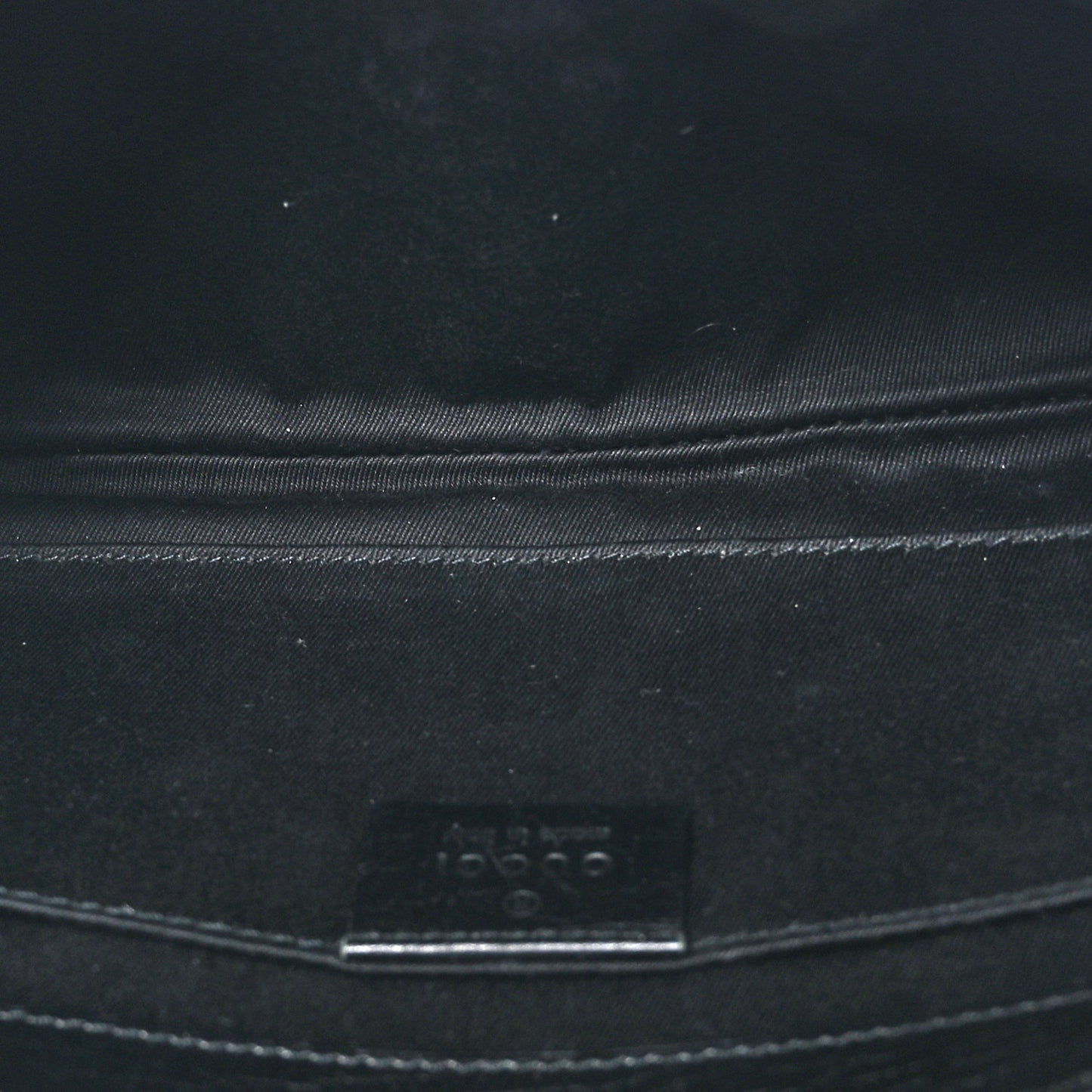 Monogram Horsebit Chain Clutch Black