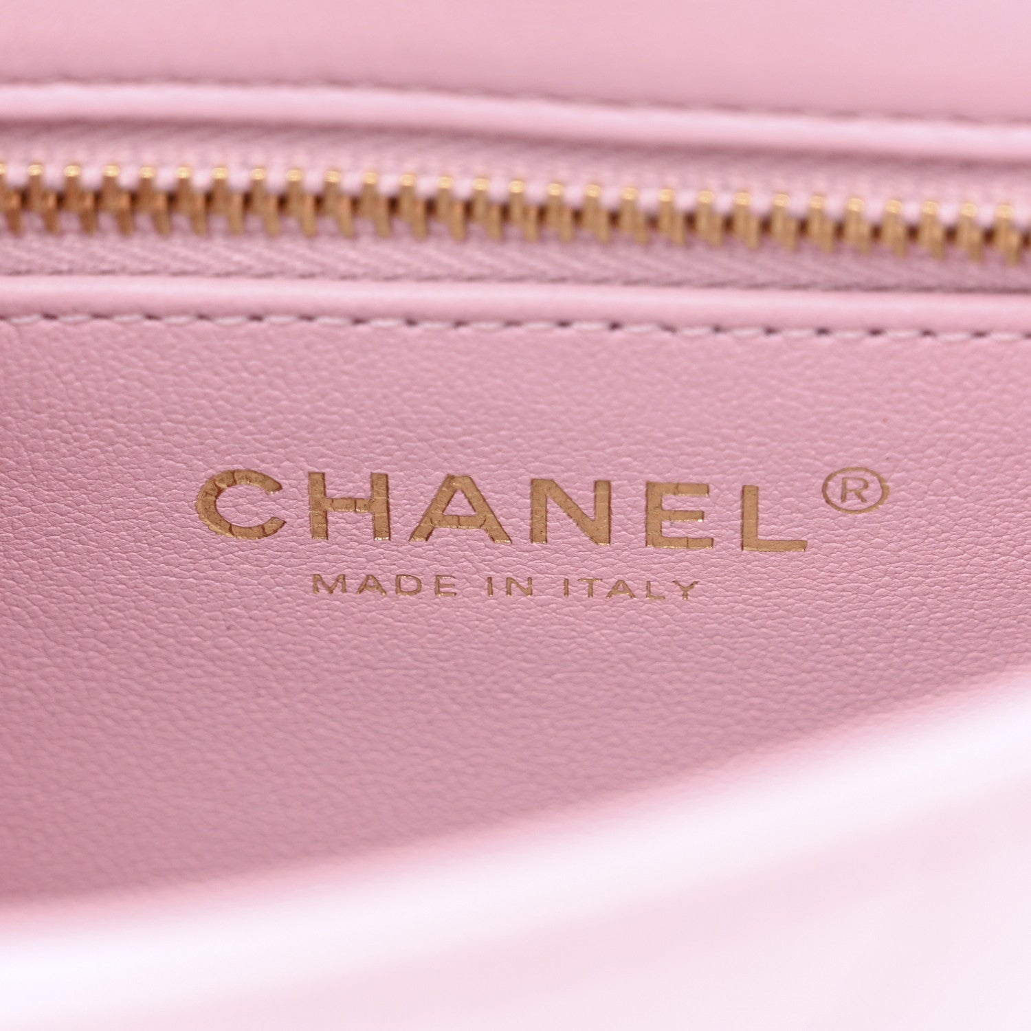 Chanel Lambskin Resin Quilted Top Handle Flap Light Pink 6 of 10