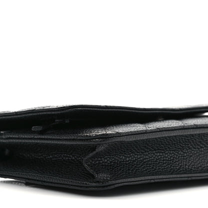 Chanel Caviar Quilted Wallet On Chain WOC Black 8 of 9