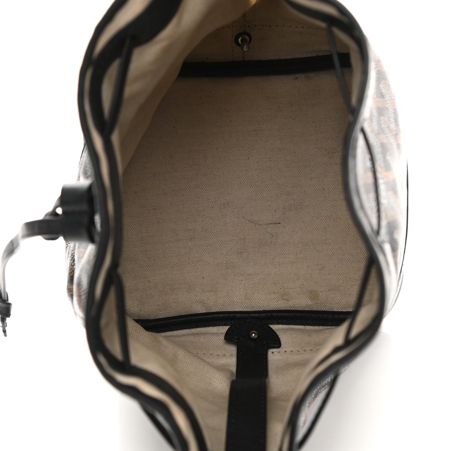 Goyardine Petit Flot Bucket Bag PM Black