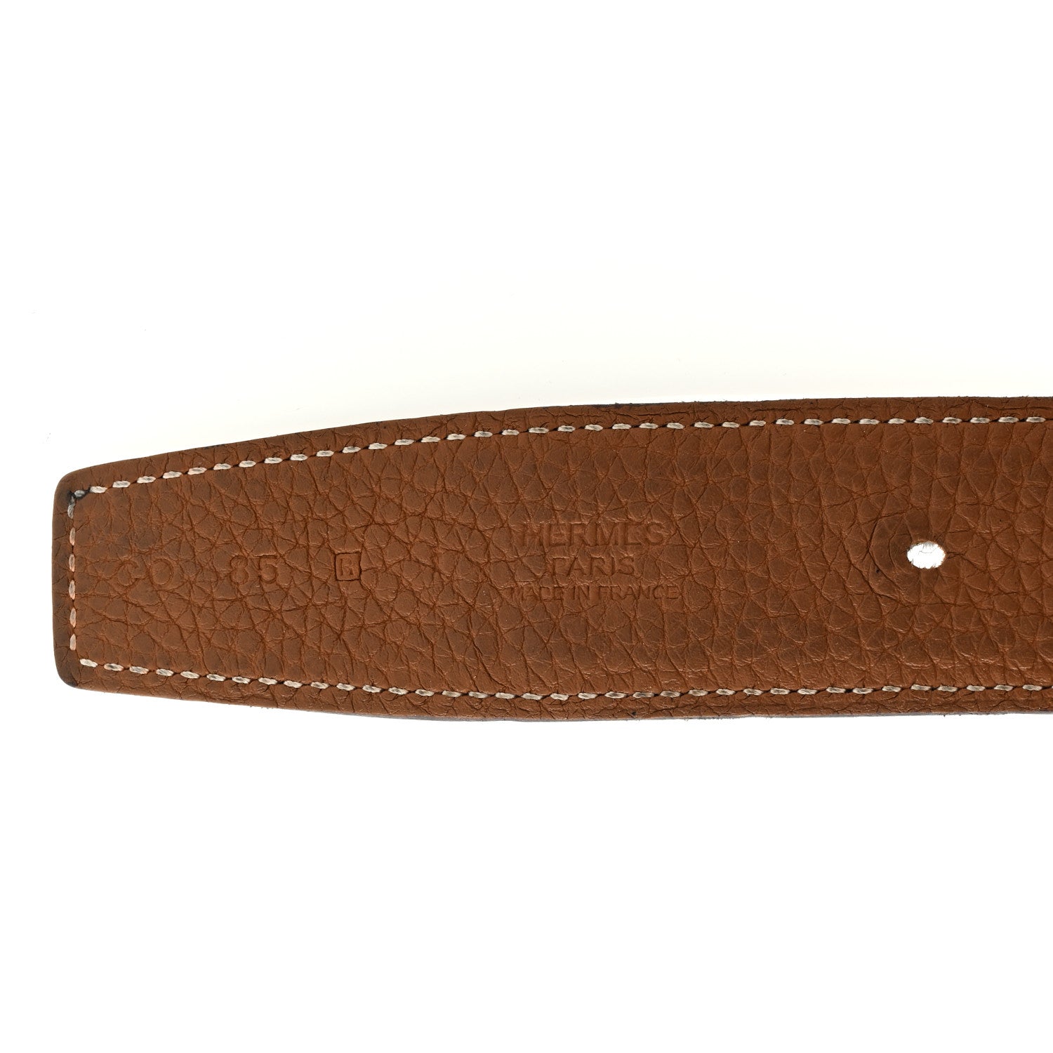 Hermes Swift Togo 32mm H Belt 85 34 Black Gold 5 of 5