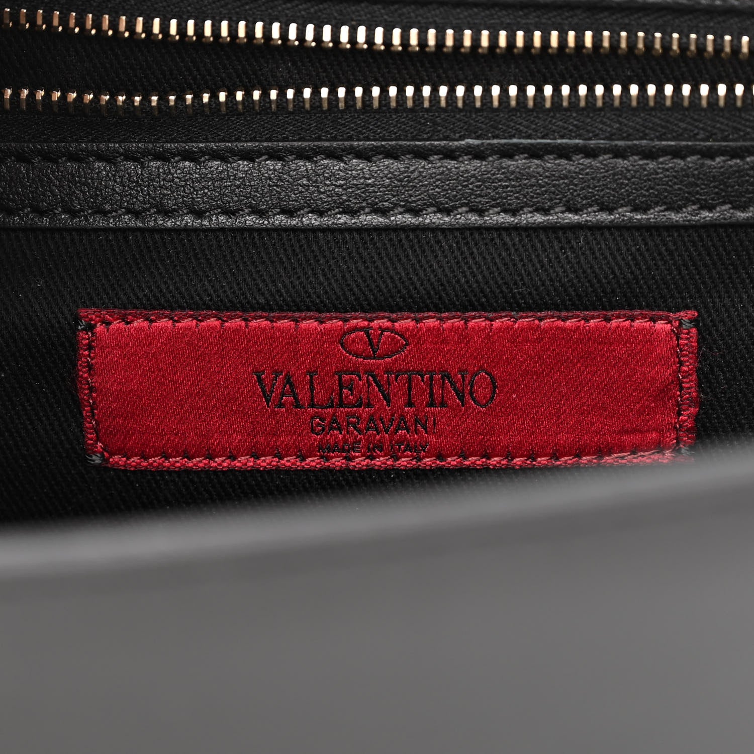 Valentino Garavani Vitello Medium Glam Lock Rockstud Flap Black 6 of 9