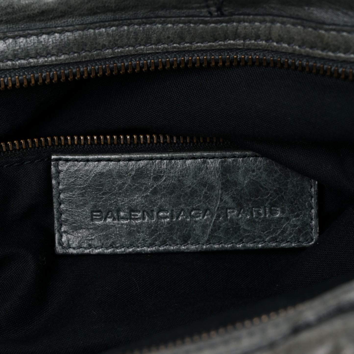 Agneau Classic Hardware Maxi Twiggy Anthracite