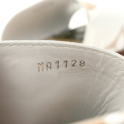 Louis Vuitton Monogram Giant Lock It Flat Mules 38 Kaki White 8 of 8