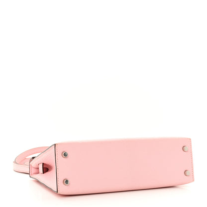Hermes Chevre Mysore Mini Kelly Sellier 20 Rose Sakura 4 of 12