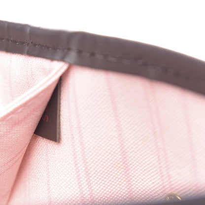 Louis Vuitton Damier Ebene Neo Neverfull MM Rose Ballerine 8 of 12