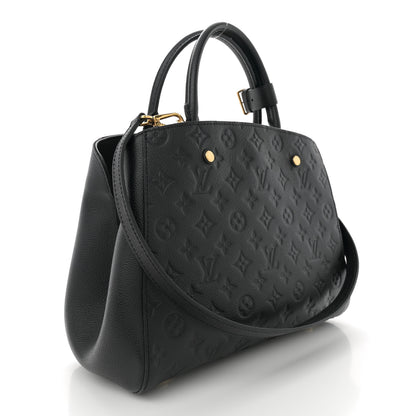 Louis Vuitton Empreinte Montaigne MM Black 3 of 10