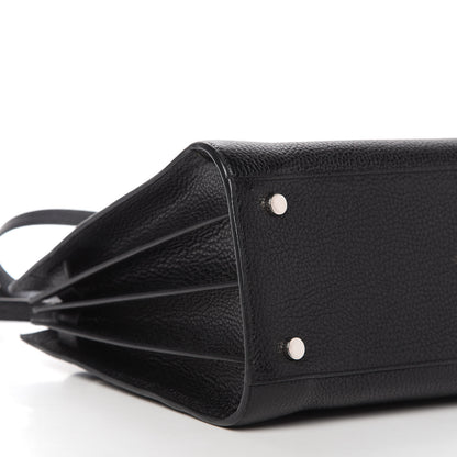 Saint Laurent Grained Calfskin Small Sac De Jour Black 8 of 12