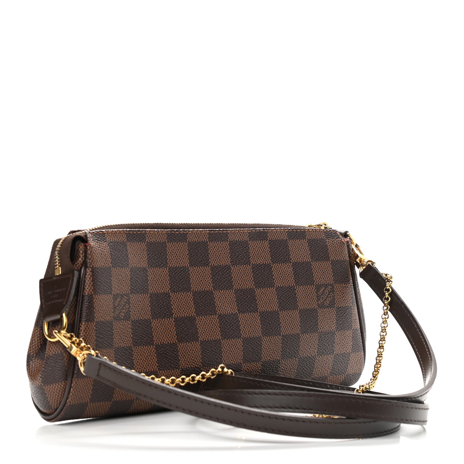 Louis Vuitton Damier Ebene Eva Clutch 3 of 9
