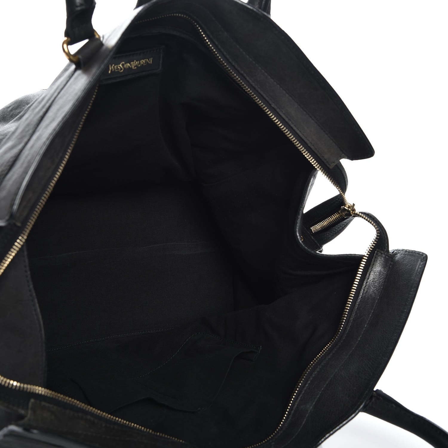 Saint Laurent Sheepskin Large Cabas ChYc Black 5 of 8