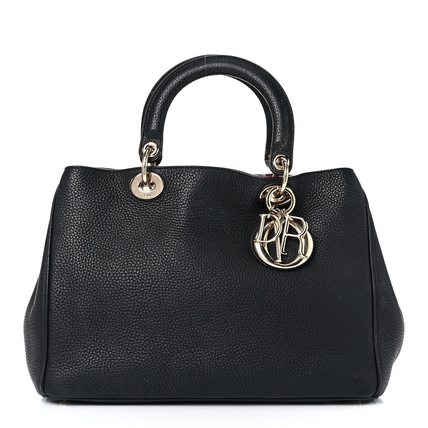 Bullcalf Large Diorissimo Tote Black Rose Indien