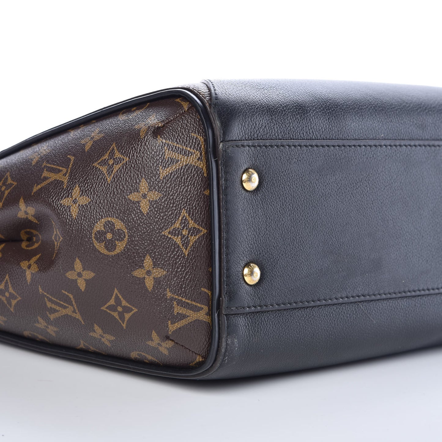 Calfskin Monogram Kimono Tote Black