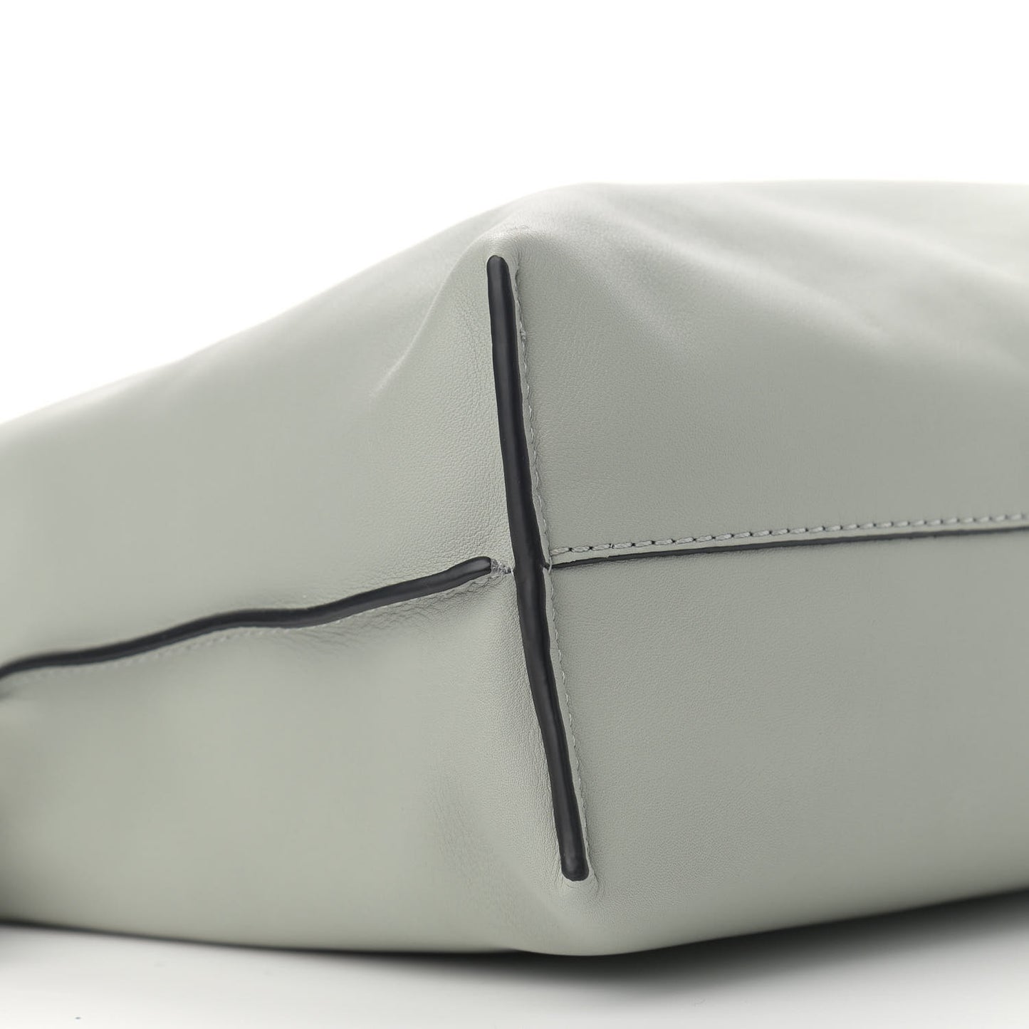Calfskin Flamenco Knot Bag Grey