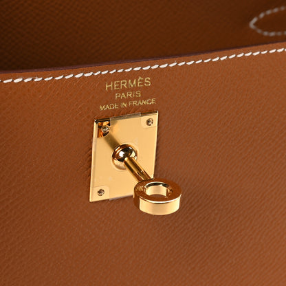 Hermes Epsom Kelly Sellier 25 Gold 6 of 11