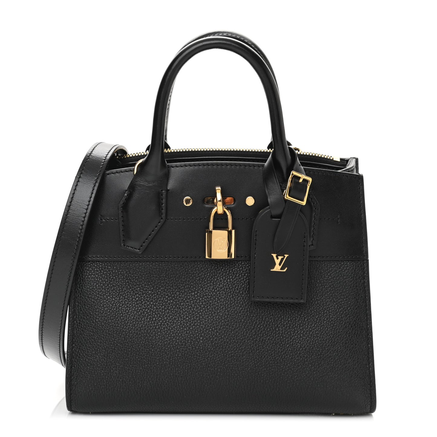 Calfskin City Steamer Mini Black