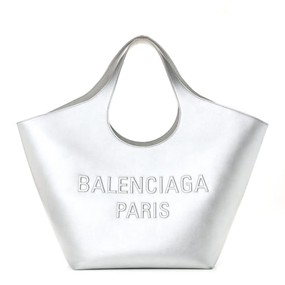 Balenciaga Metallic Calfskin Mary Kate Tote Silver 1 of 10