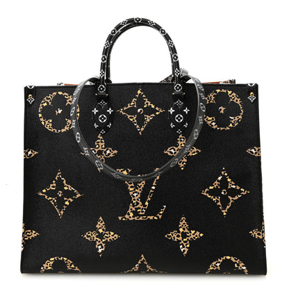 Louis Vuitton Monogram Giant Jungle Onthego GM Black 1 of 10