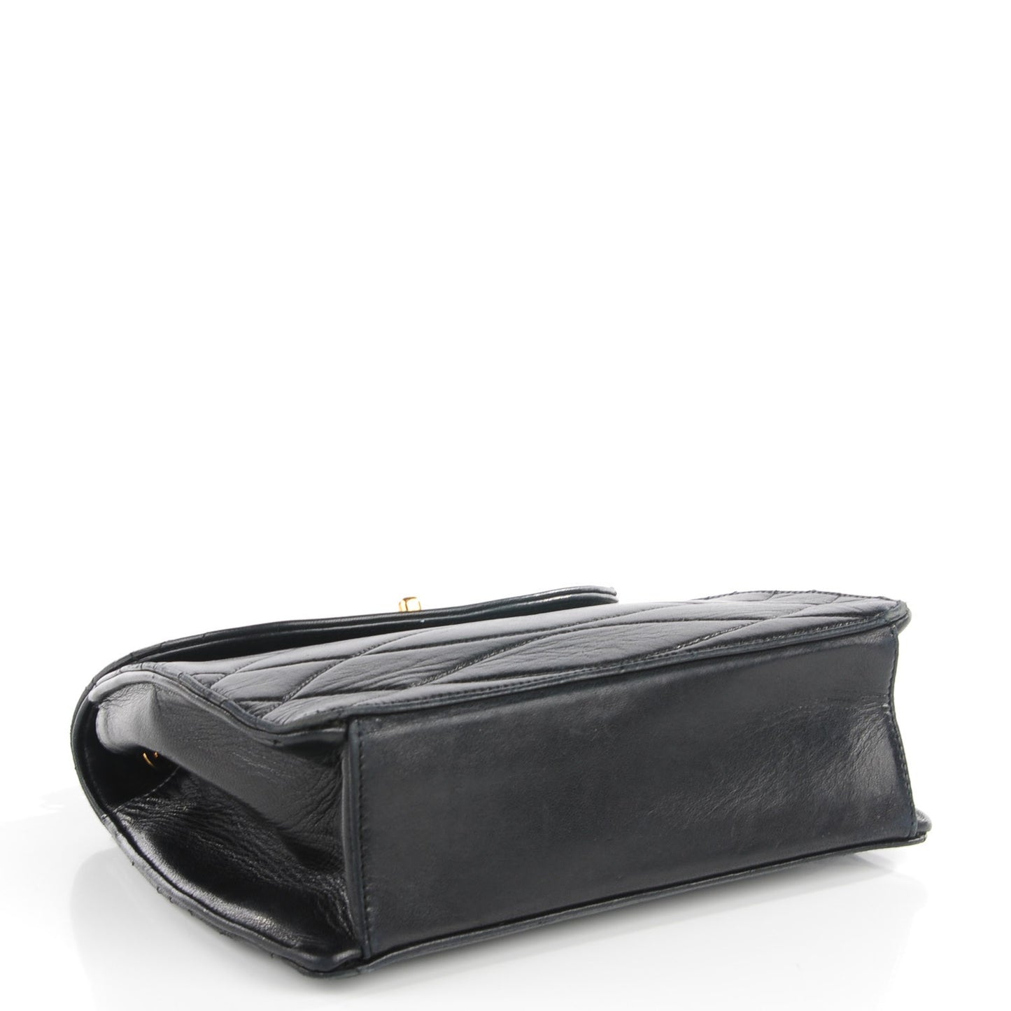 Lambskin Small Single Flap Black