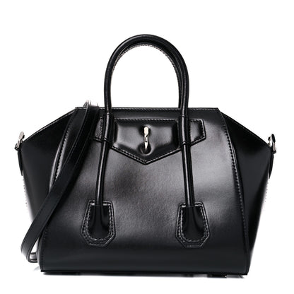 Givenchy Box Calfskin Mini Lock Antigona Shoulder Bag Black 1 of 13