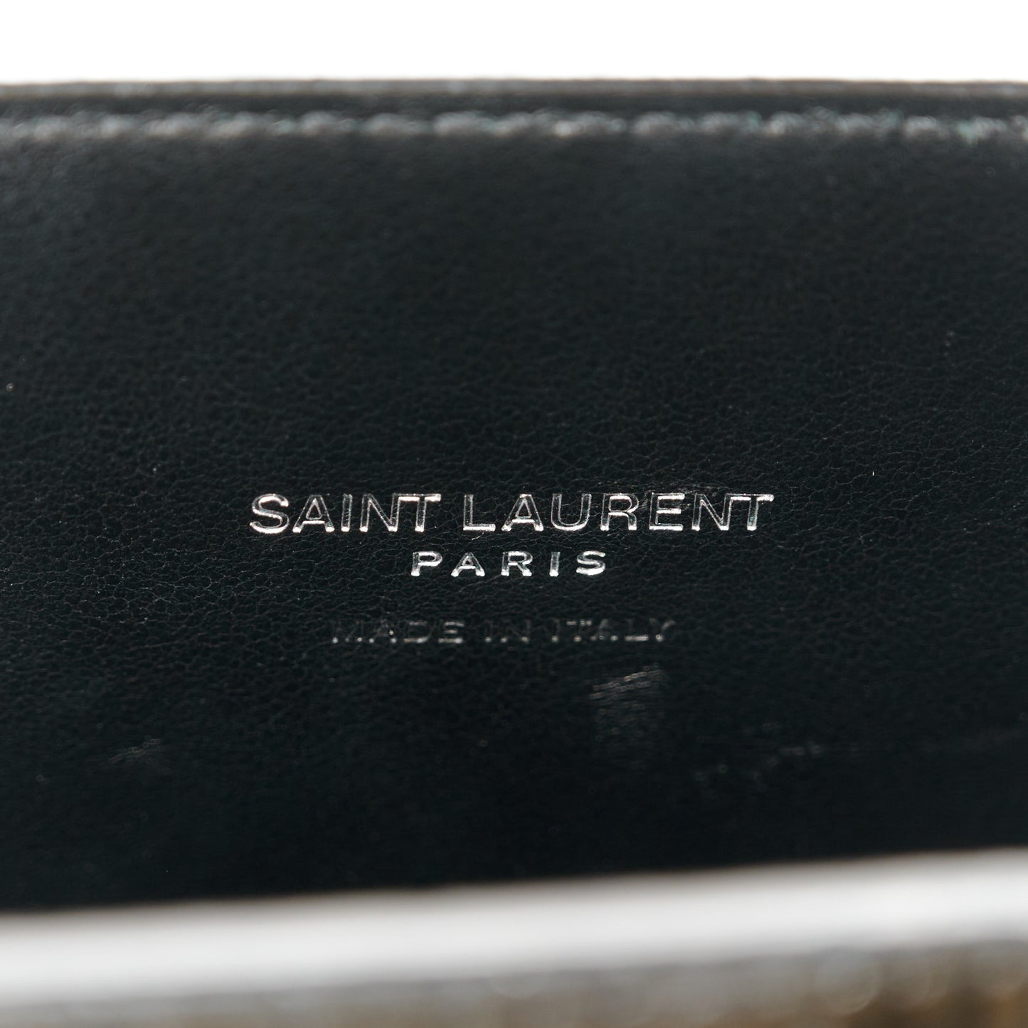 Calfskin Crocodile Embossed Nano Sac De Jour Black