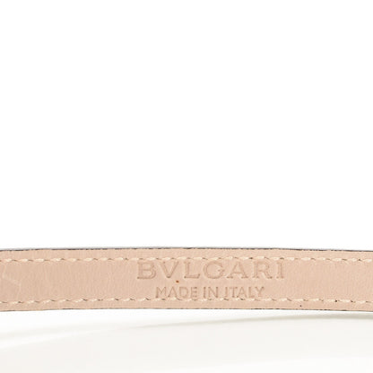 Bulgari Calfskin Serpenti Forever Double Coil Bracelet M Black 4 of 7