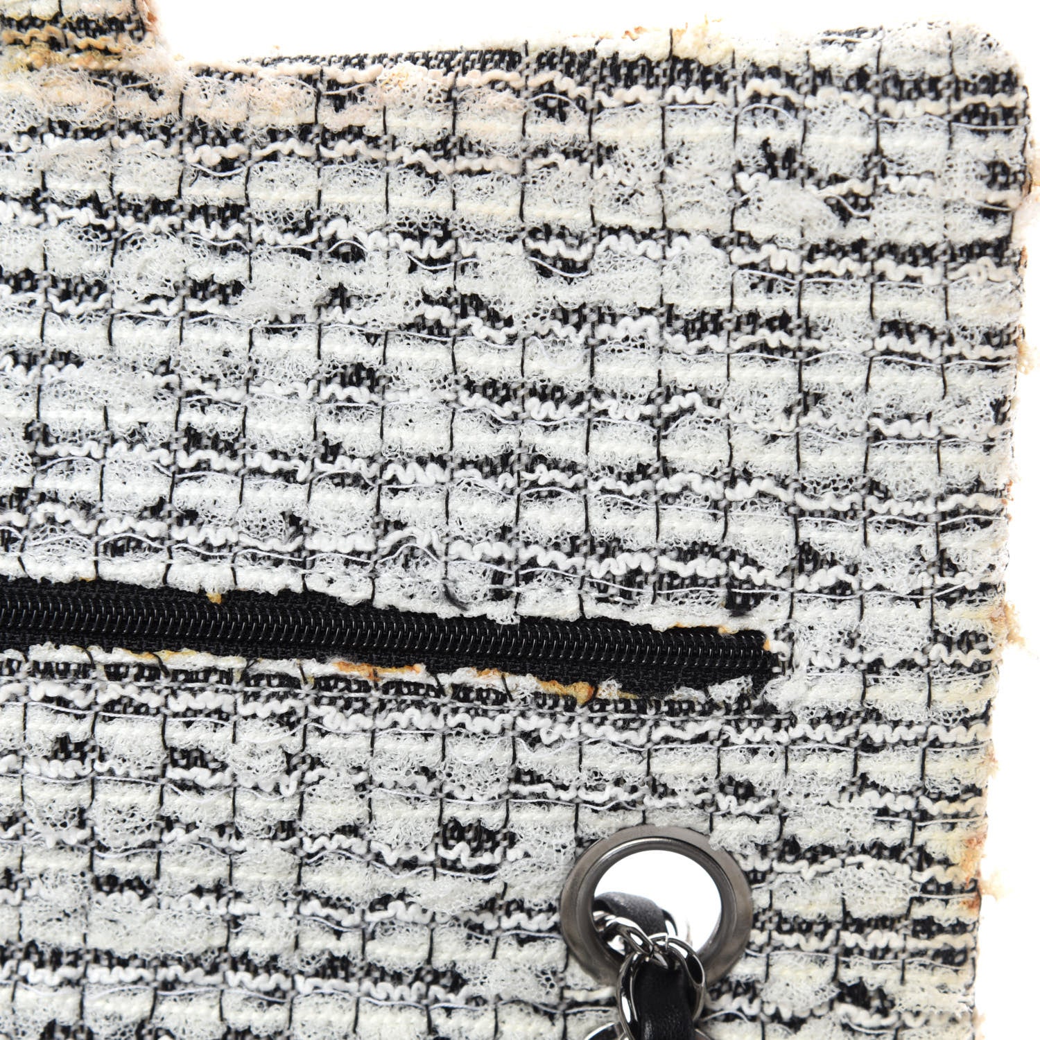 Chanel Tweed Garden Party 2.55 Reissue 225 Flap White Multicolor 16 of 22