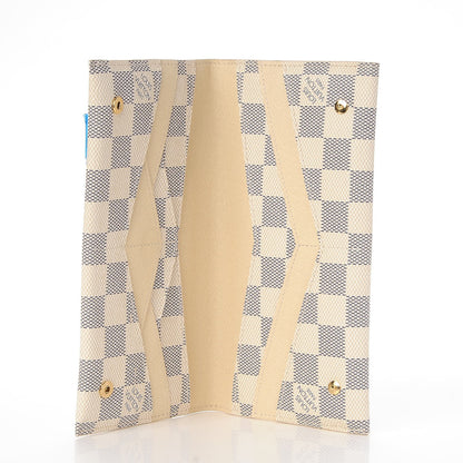 Louis Vuitton Damier Azur Long Origami Wallet 5 of 7