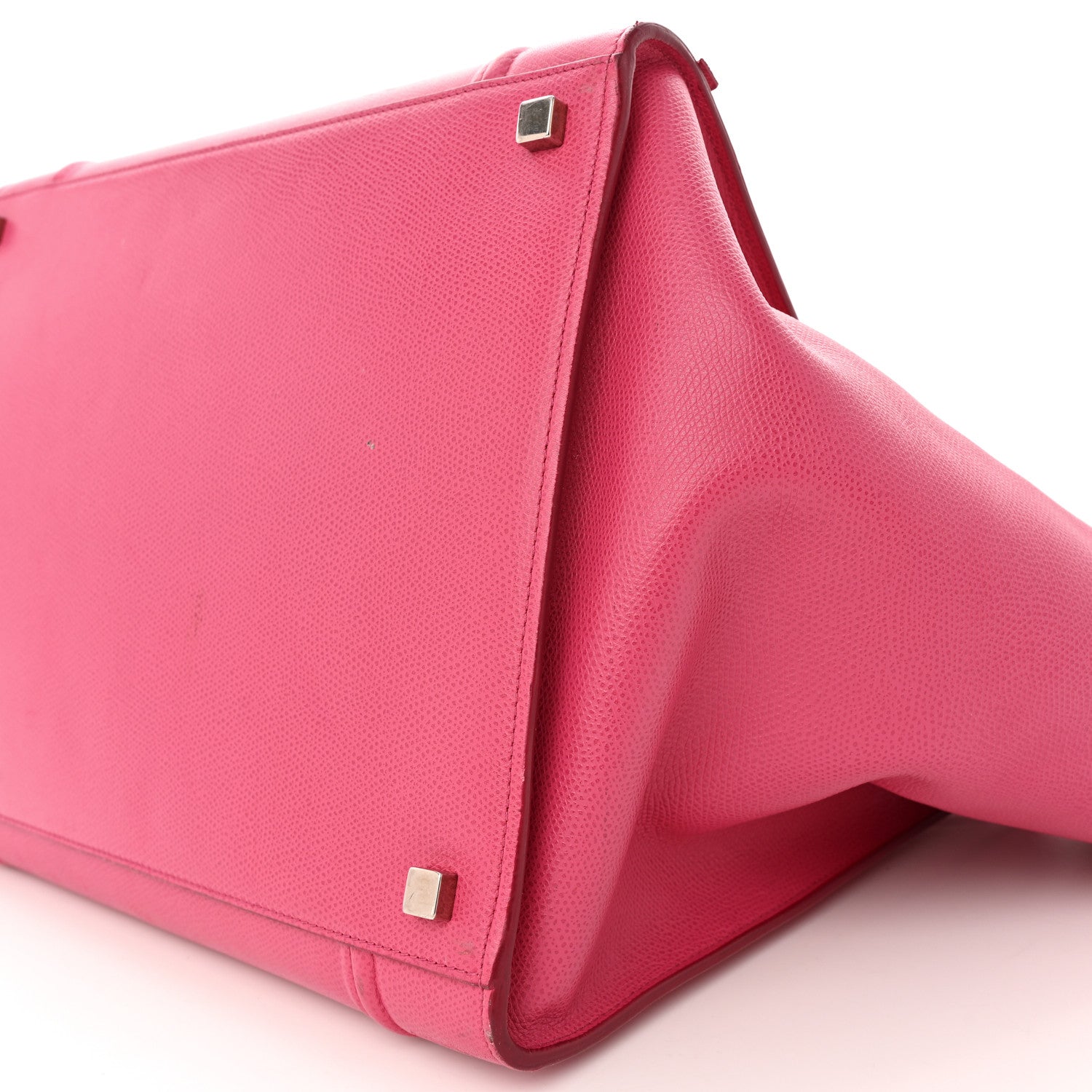 Celine Grained Calfskin Medium Phantom Luggage Fuchsia 11 of 23