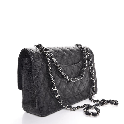 Chanel Caviar Quilted Medium Double Flap Black 4 of 9