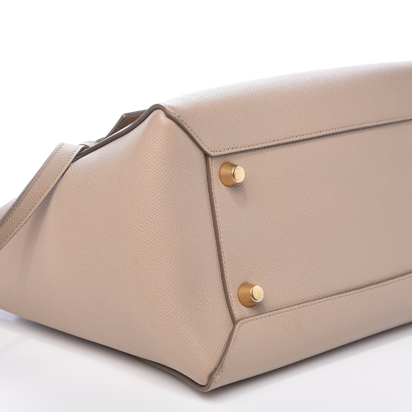 Grained Calfskin Mini Belt Bag Light Taupe