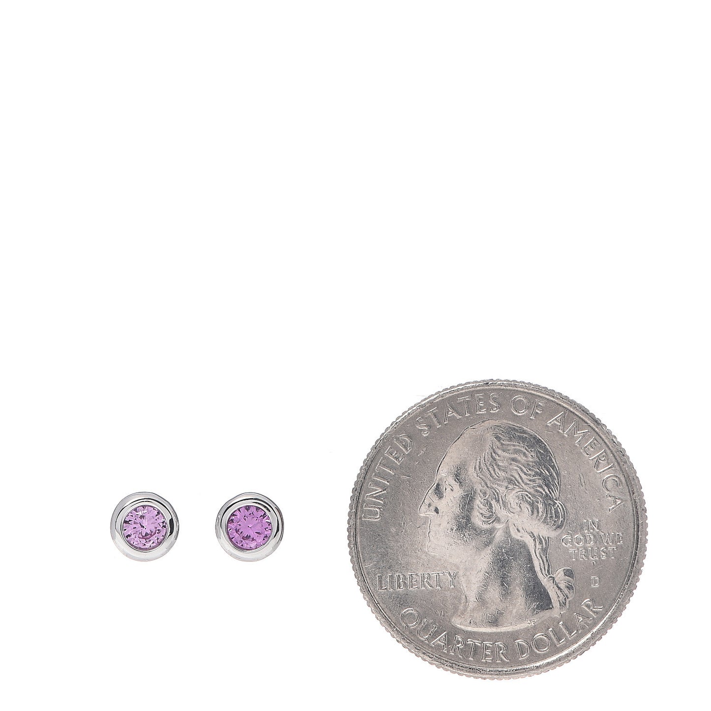 Sterling Silver Pink Sapphire Elsa Peretti Color By The Yard Earrings
