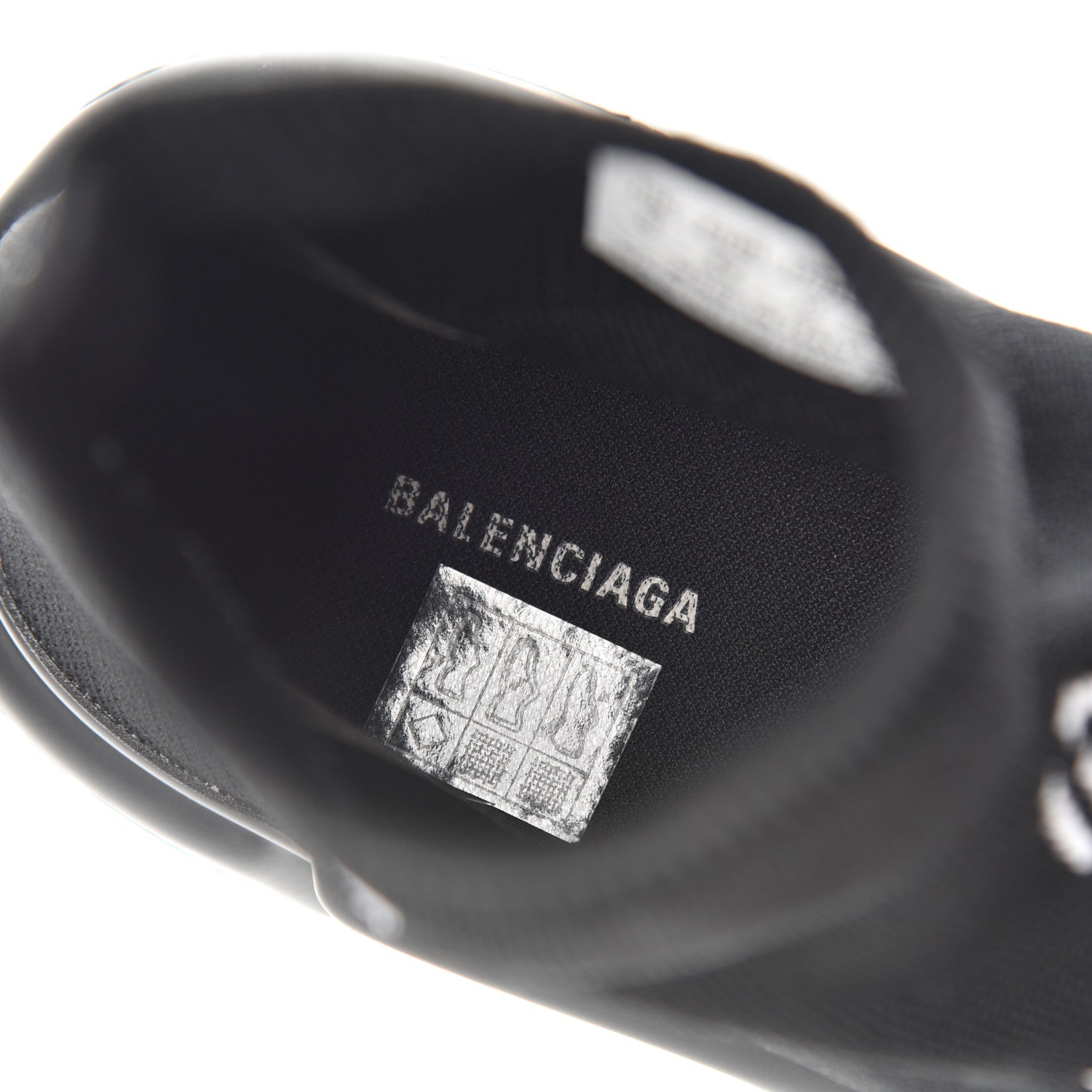 Balenciaga Neoprene Knit Soccer Mens Speed Sneakers 42 Black 6 of 9