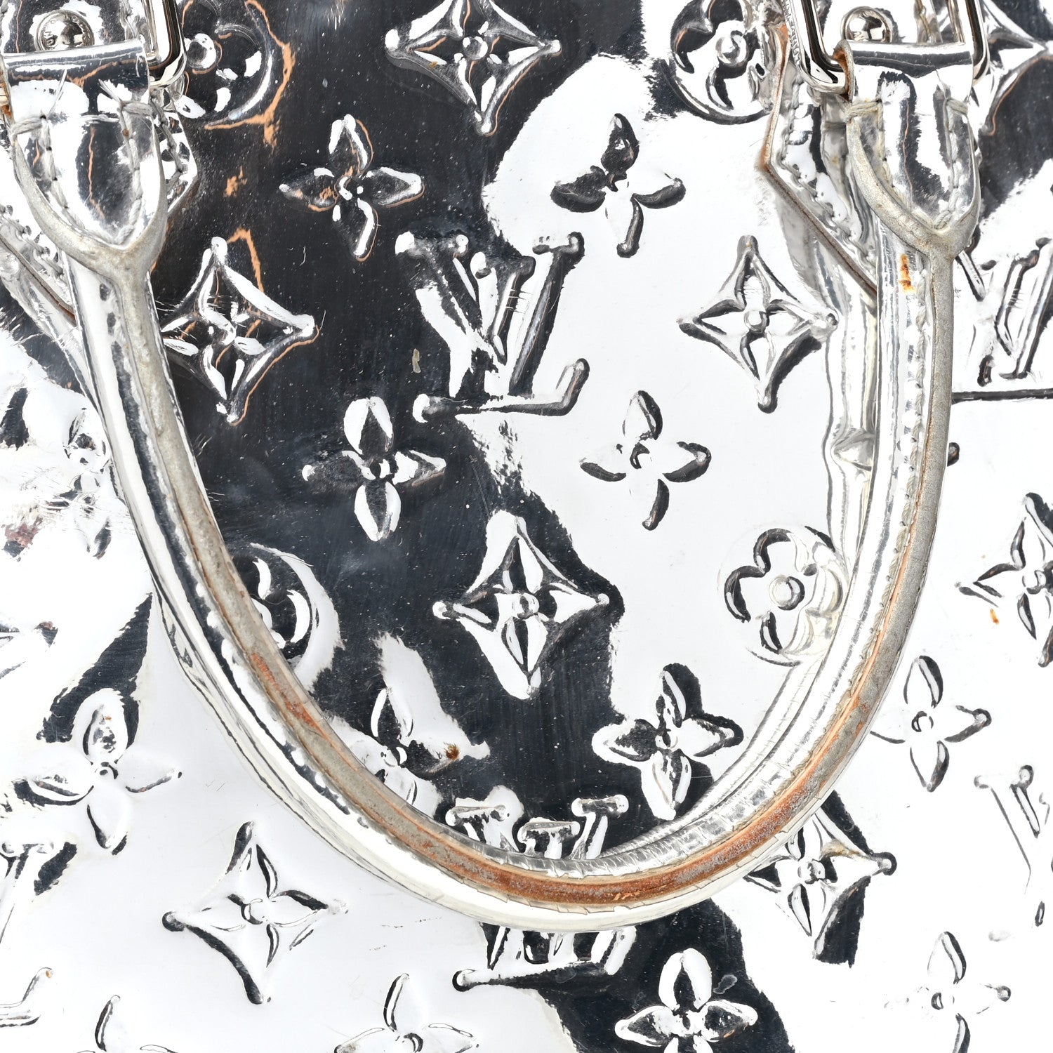 Louis Vuitton Monogram Miroir Alma MM Silver 15 of 20